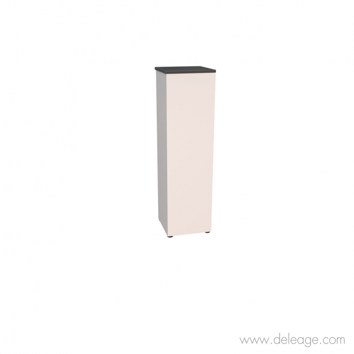 Colonne-présentoir-blanche Colonne présentoir blanche