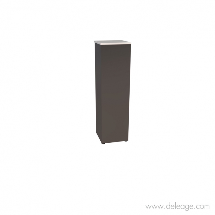 Colonne-présentoir-noire Colonne présentoir noire