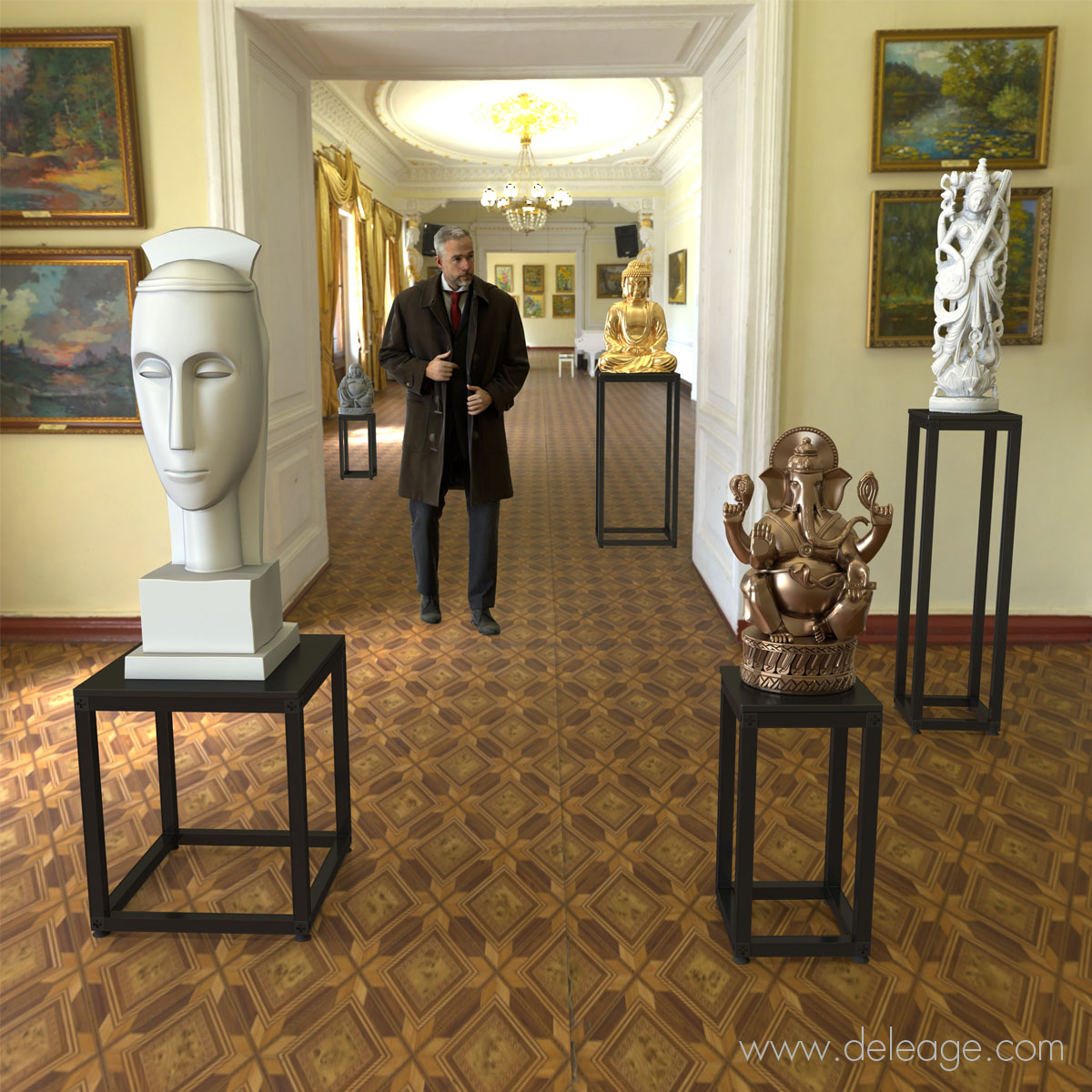 Stèle-de-présentation-oeuvre-d'art Stèle de présentation oeuvre d'art