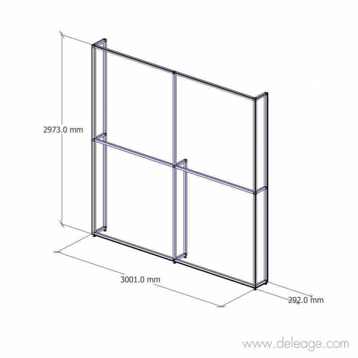 mur-T3-3x3-0,3 Mur T3 3x3 0,3