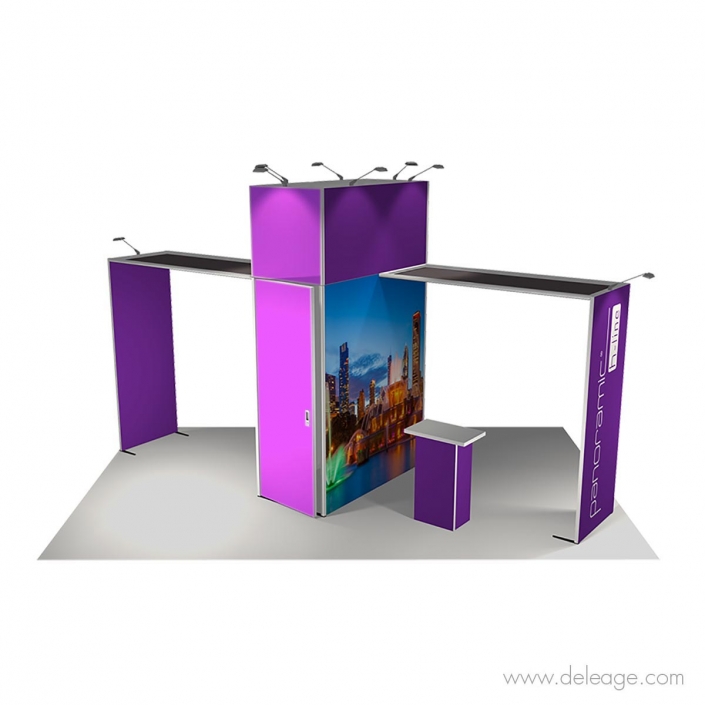 stand-modulaire-h-line_24m²_ilot-central_transportable-en camion_vue_profile Stand modulaire h line 24m² ilot central transportable en camion vue profile