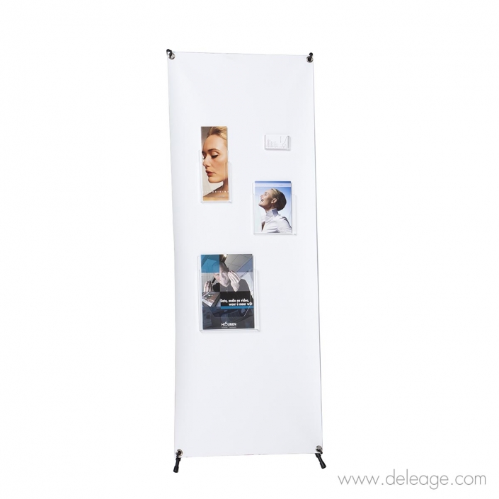 Porte brochure holder magnetic 1a