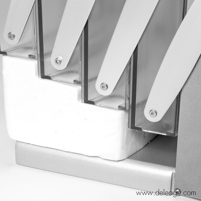 Porte brochure pliable plie