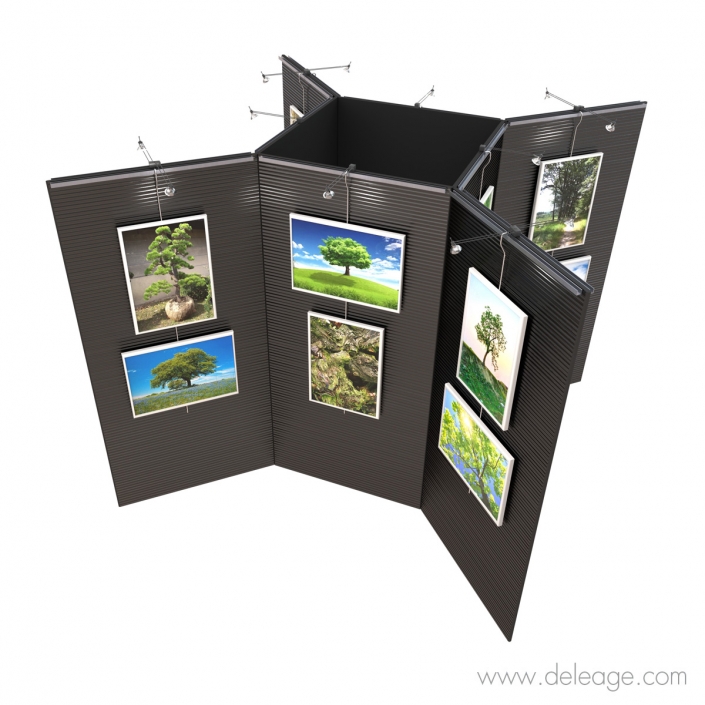 Tour-expo-ZigZag-4-faces-ilot- rail-cimaise Tour expo ZigZag 4 faces ilot rail cimaise