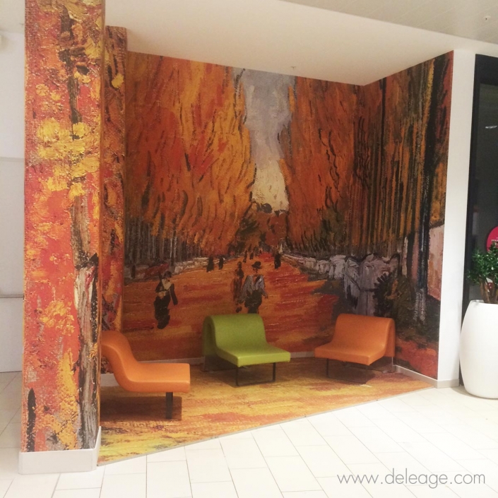 decoration-mural-et-sol-centre-commercial-2 Decoration mural et sol centre commercial
