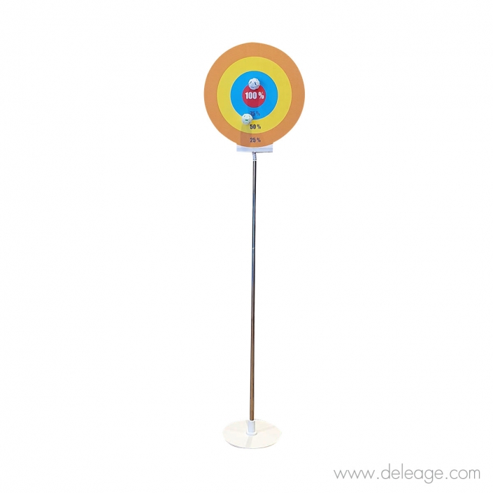cible personnalisee potelet 40cm Cible personnalisee potelet 40cm