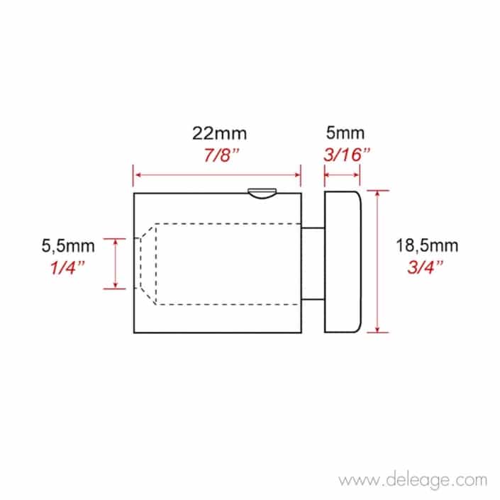 fixation-murale-percee-18mm (3) Fixation murale percee 18mm