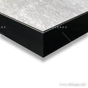 Cadre affleurant alu noir t