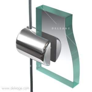 Fixation panneau 6mm sur câble — Fixation pour câble PINCE SIMPLE pour panneaux/pochette (vue 5)