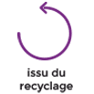 Pictogramme : produit issu du recyclage