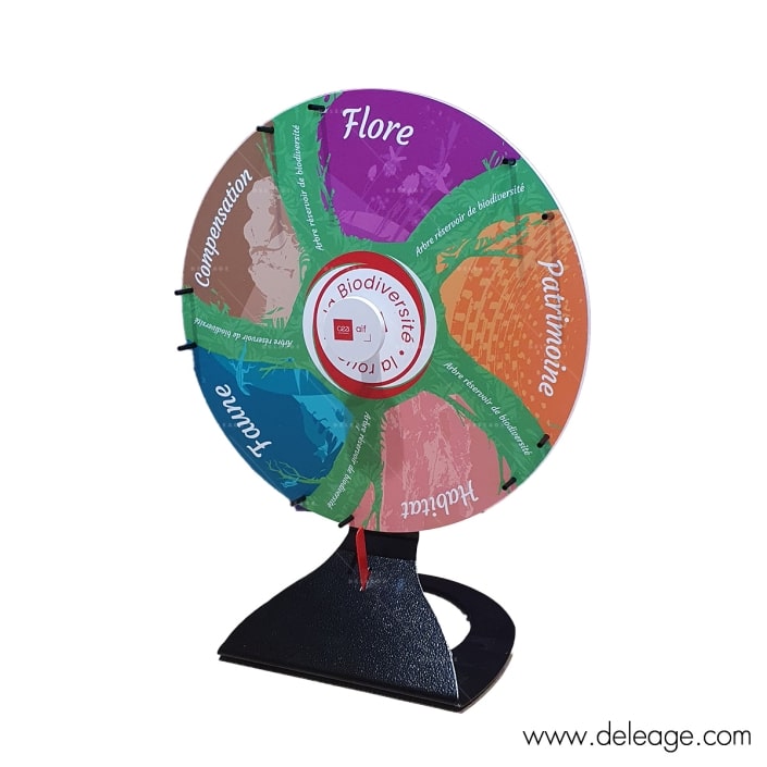 Roue 1 sans fond Roue 1 sans fond — Roue de loterie WHEEL MINI roue de table