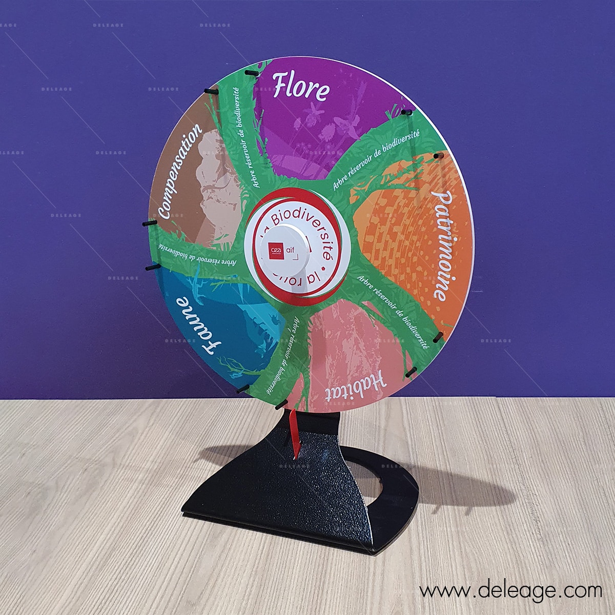 Roue 2 avec fond Roue 2 avec fond — Roue de loterie WHEEL MINI roue de table