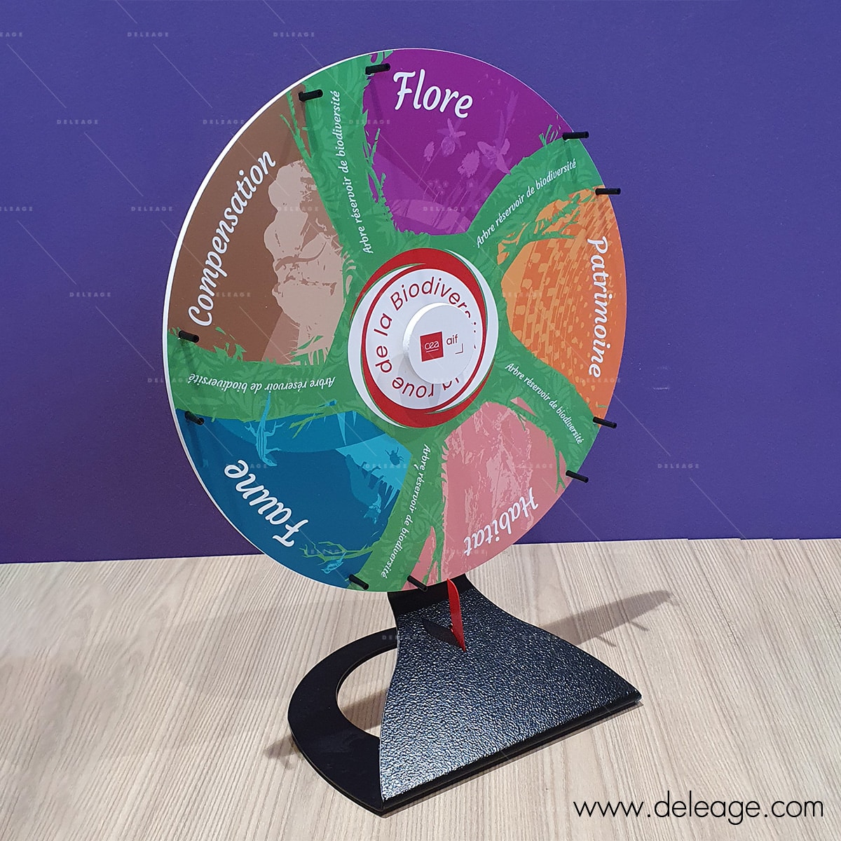 Roue 3 avec fond Roue 3 avec fond — Roue de loterie WHEEL MINI roue de table