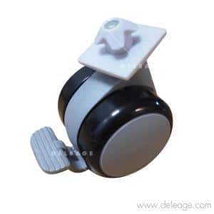 T3 roulette stand — Roulette GAMME T3 avec frein (vue 6)