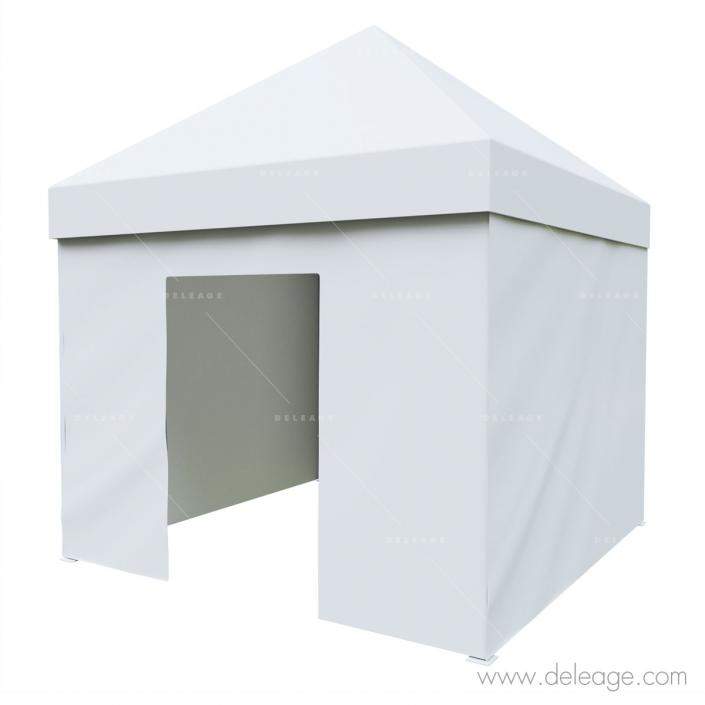 Tente-ToitMursPorteBlanc Tente ToitMursPorteBlanc — Tente pliante IMPRESSION MUR