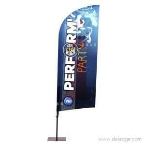 Beachflag alu courbe — Pied pour oriflamme EMBASE 7/10/13 kg (vue 5)