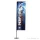 Beachflag alu droit — Oriflamme BEACH FLAG forme droite (vue 2)