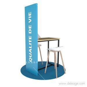 Bureau acceuil — Borne d'accueil designGAMME T3 double face (vue 5)