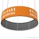 Cerce ronde suspendue elingue — Enseigne de stand CIRCULAIRE Visuel PVC (vue 5)