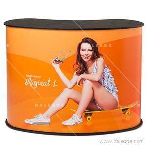 Comptoir flex l — Comptoir d'accueil KFLEX COURBE L (vue 5)