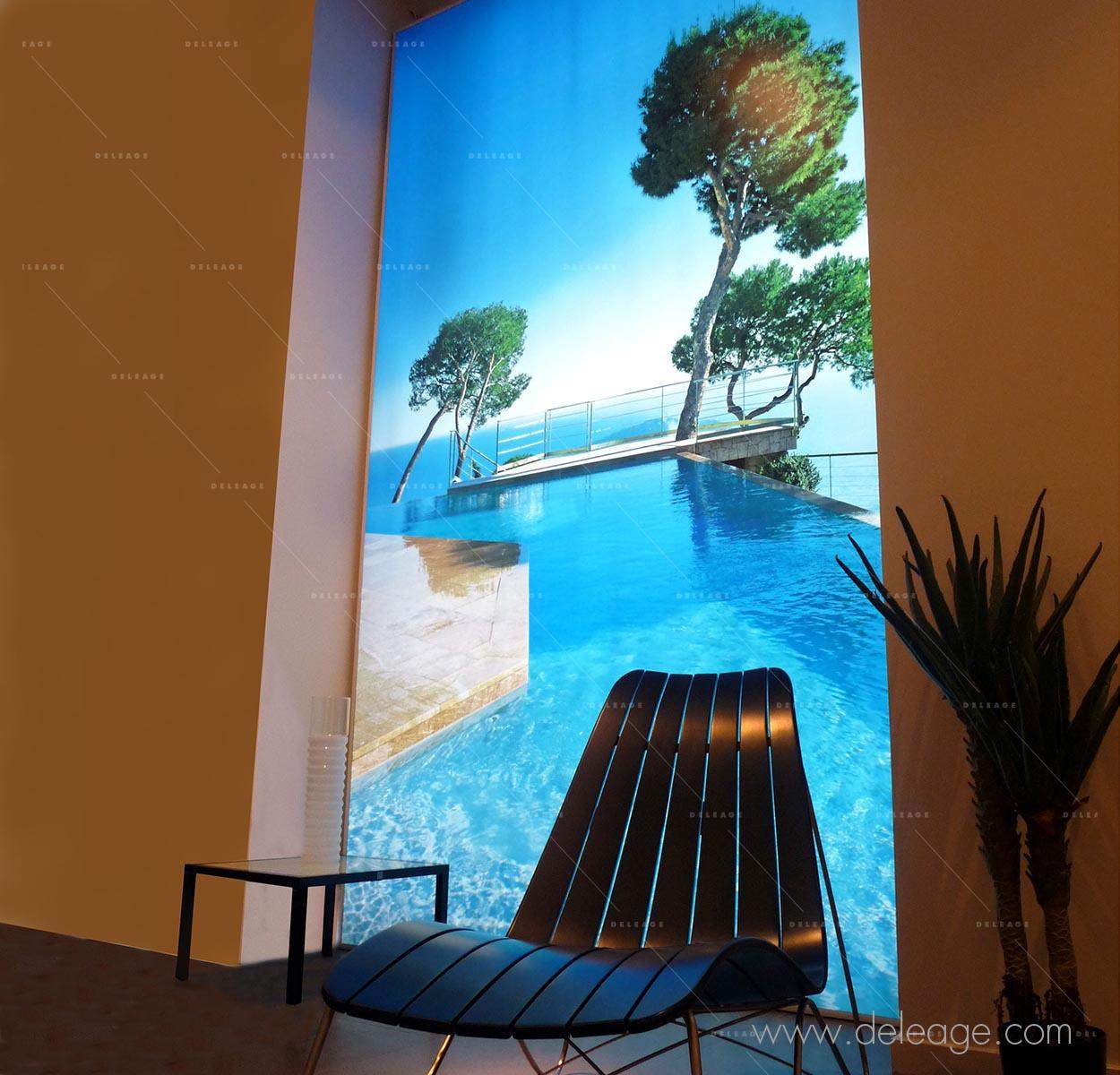 decor-lumineux-sur-toile-tendu Décor lumineux sur toile tendu — Panneau intérieur CAISSON LUMINEUX MURAL textile