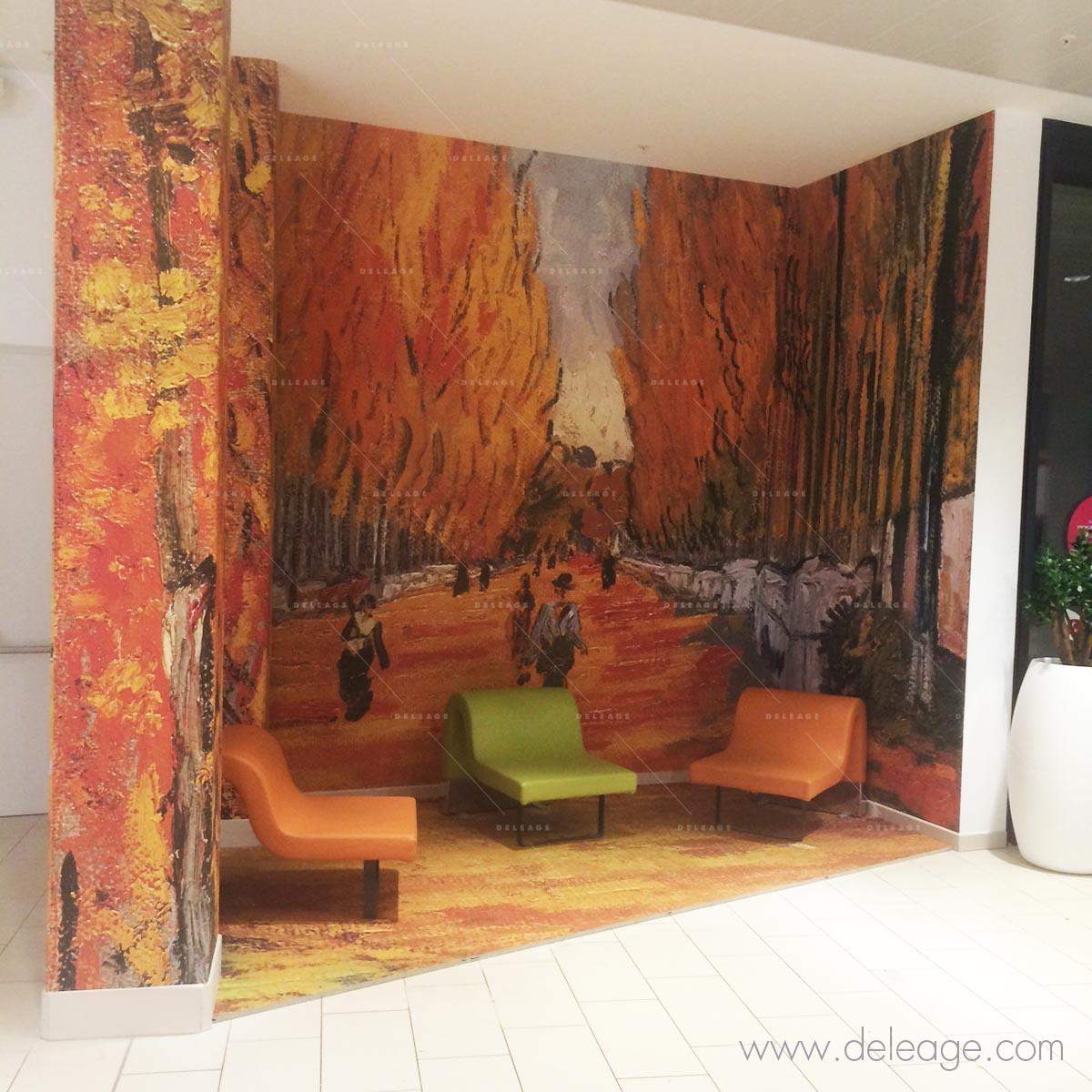 decoration-mural-et-sol-centre-commercial-2-1.jpg Décoration mural et sol centre commercial — Impression murale AQUA PAPER papier peint
