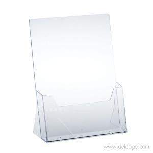 Distributeur brochure comptoire a4 — Présentoir de table PORTE BROCHURES plexi 1 case (vue 4)