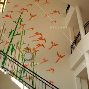 Décor adhésif découpé mural — Décor mural ADHÉSIF DÉCOUPÉ dessins lettres logos (vue 5)