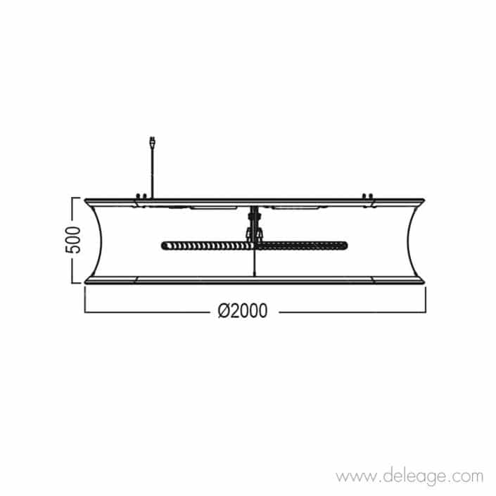 enseigne-cerce-plan-2000x500 Enseigne cerce plan 2000x500 — Enseigne de stand CIRCULAIRE Visuel tissu diffusant Lumineuse avec sous face