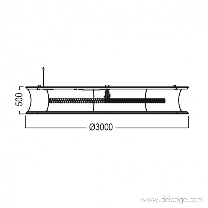 enseigne-cerce-plan-3000x500 Enseigne cerce plan 3000x500 — Enseigne de stand CIRCULAIRE Visuel tissu diffusant Lumineuse avec sous face