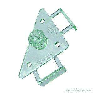 Fixation invisible — Attache panneau ENTRETOISE INVISIBLE angle plastique