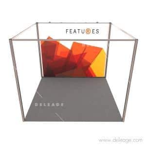 Habillage cloison stand bâche sodem — Habillage cloison stand KIT ORGANISATEUR bâche (vue 5)