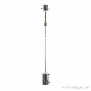 Kit câble pince panneau k6 — kit câble de fixation PANNEAU SUSPENDU Ø 1,5 mm (vue 5)