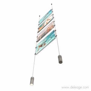 Kit câble plexi horizontal sur lest k7 — kit câble de fixation SUSPENDU AVEC LEST Ø 1,5 mm (vue 5)
