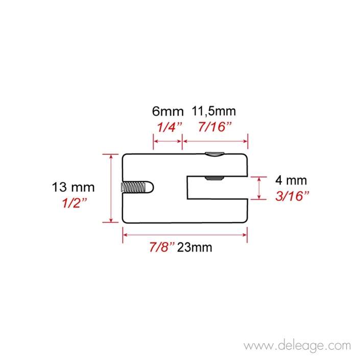 panneau-4mm-sur-cable-1 Panneau 4mm sur câble — Fixation pour câble PINCE SIMPLE pour panneaux/pochette