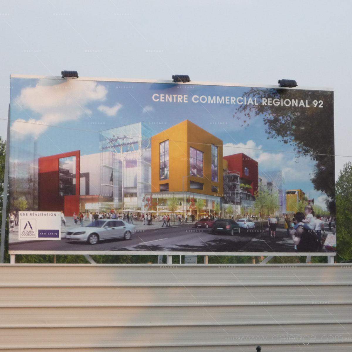 panneau-affichage-structure-bois-2 Panneau affichage structure bois — Affichage extérieur PANNEAU PUBLICITAIRE scellement ou cunette (vue 2)