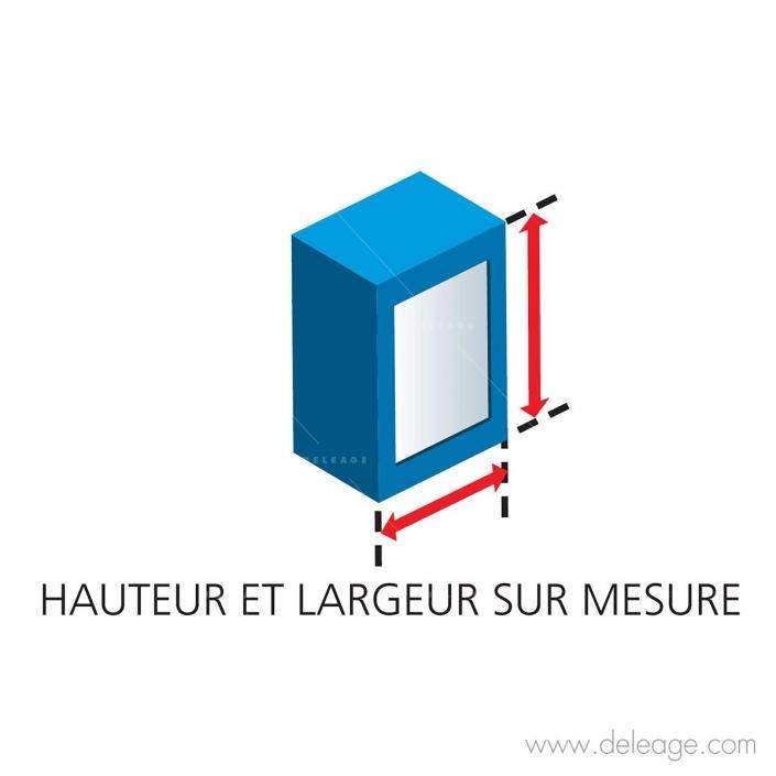 picto-caisson-lumineux-plat-double-face-drapeau Picto caisson lumineux plat double face drapeau — Enseigne extérieure CAISSON LUMINEUX joints creux 70 mm
