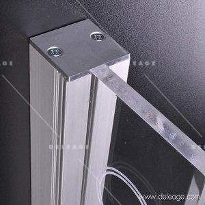 Plaque plexi tangentiel — Eclairage plexiglass LED PLAQUE PLEXI LUMINEUSE fixation murale/suspendue