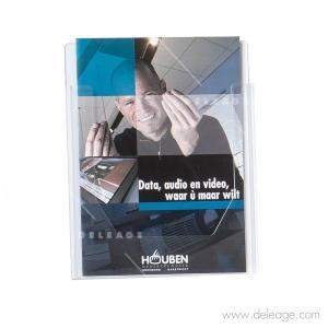 Porte brochure holder magnetic 1b — Présentoir sur kakémono PORTE BROCHURES magnétique (vue 5)