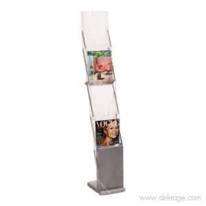 Porte brochure pliable — Porte brochures PRESENTOIR DOCUMENTS plexi (vue 5)