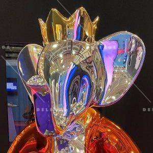 Sculpture3D chrome — Objet volume 3D