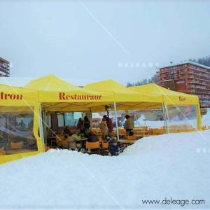 Tente pliable dans la neige — Tente pliante CHAUFFAGE D'APPOINT (vue 6)