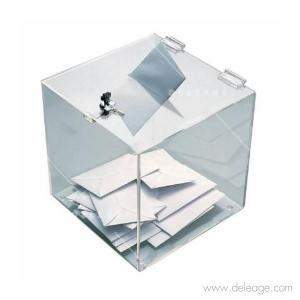 Urne plexi avec serrure — URNE TRANSPARENTE de comptoir (vue 5)
