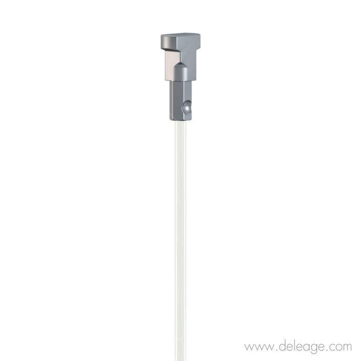 Cable-Perlon-cimaise Câble Perlon cimaise — Suspension tableauCABLE/FIL PERLON pour rail click