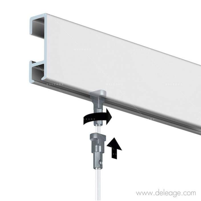 Concept-rail-clic-cimaise.jpg Concept rail clic cimaise — Suspension tableau RAIL CLICK pour fil ou câble