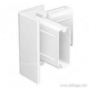 Raccord angle Blanc rail cimaise — Suspension tableau EMBOUT/ANGLE pour rail click