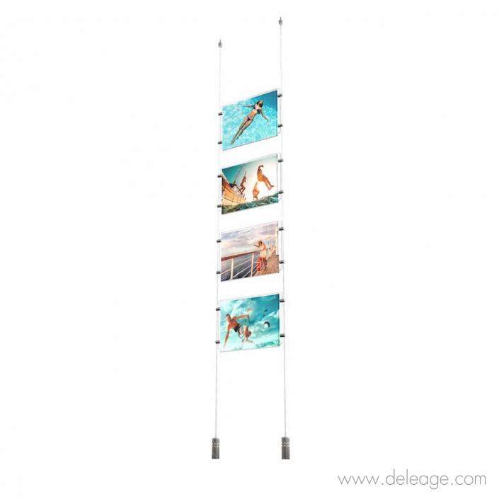 Kit câble plexi horizontal sur lest k7 — Accessoires de fixation (vue 7)