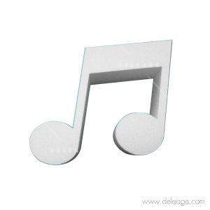 Note de musique EN polystyrène