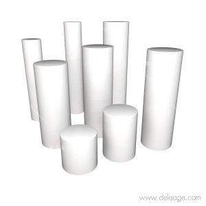Présentoir cylindrique — CYLINDRE POLYSTYRÈNE 20kg/m3