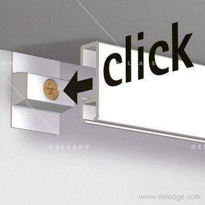 Rail clip — Suspension tableau RAIL CLICK pour fil ou câble